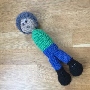 Boy crochet doll