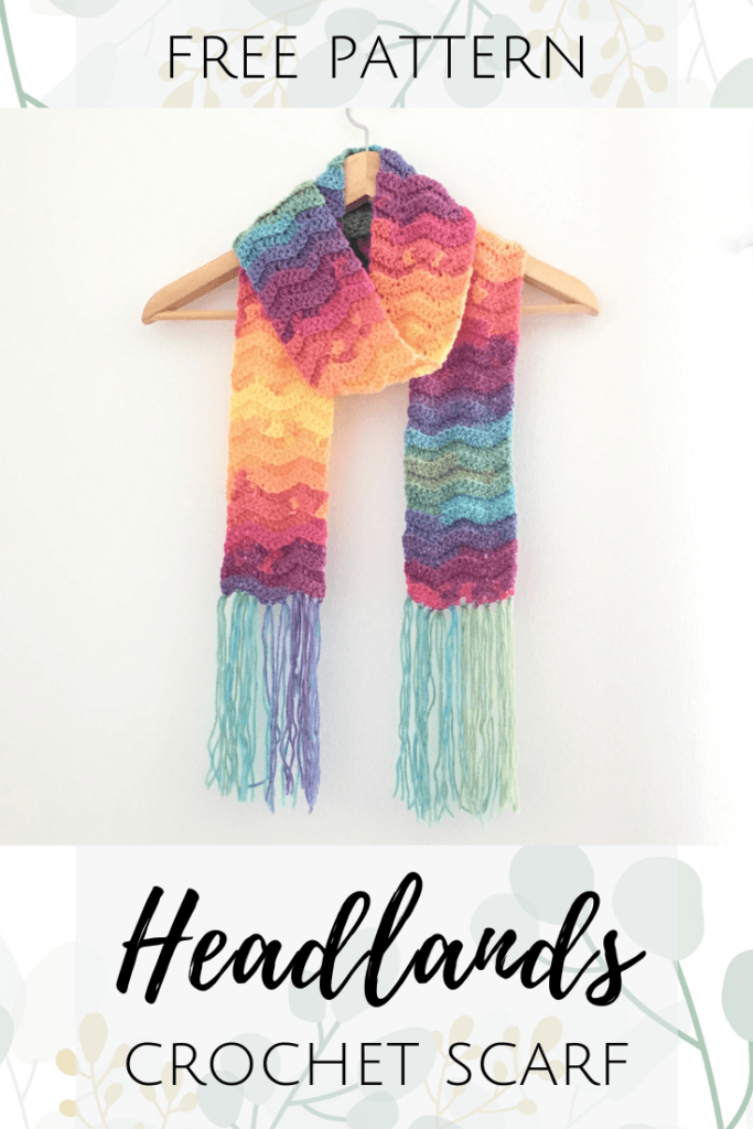 Headlands Crochet Scarf from Darn Good Yarn - Nordic Handmade