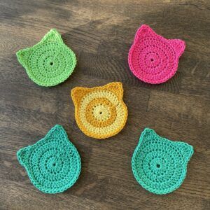 Cat coasters, cup coasters