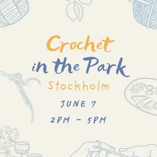 Crochet in the Park Stockholm June 7